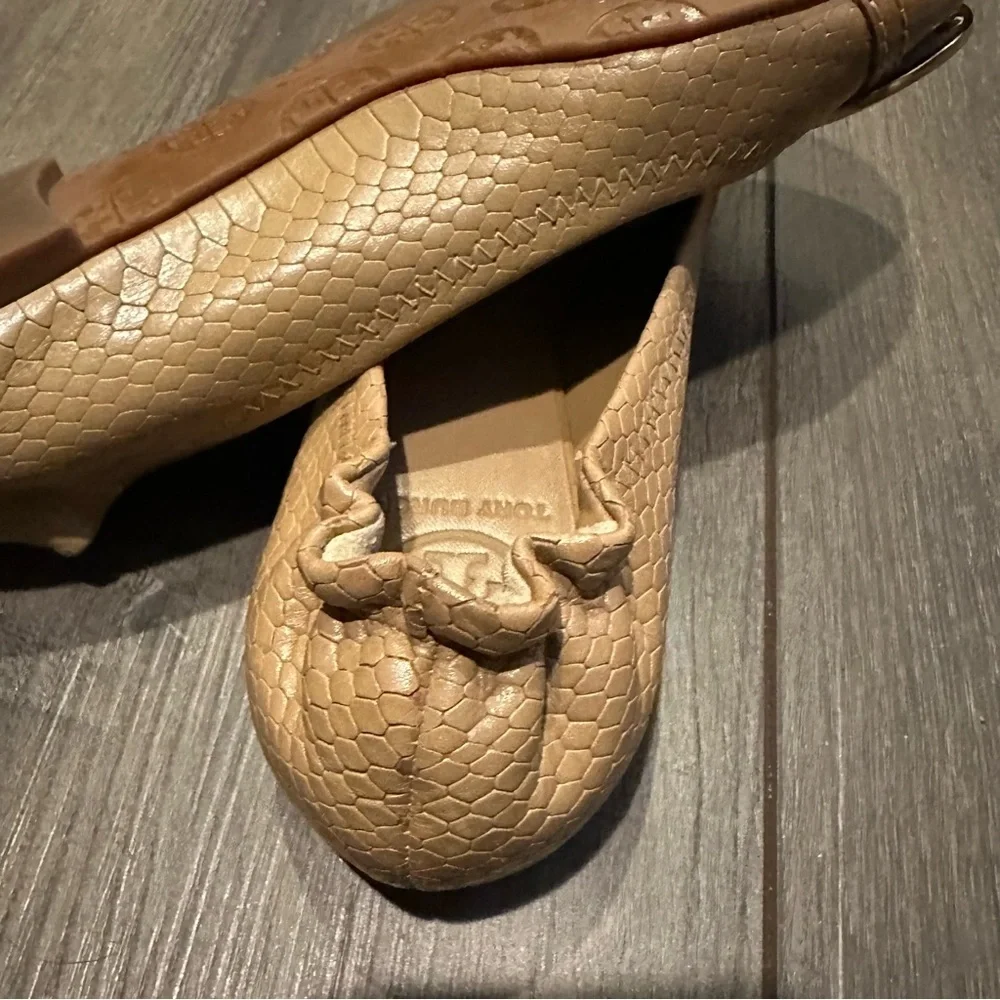 Tory Burch Tan Ballet Flats